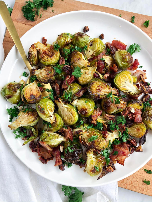 Collagen Recipe: Roasted Brussels Sprouts With Bacon | Vital Proteins