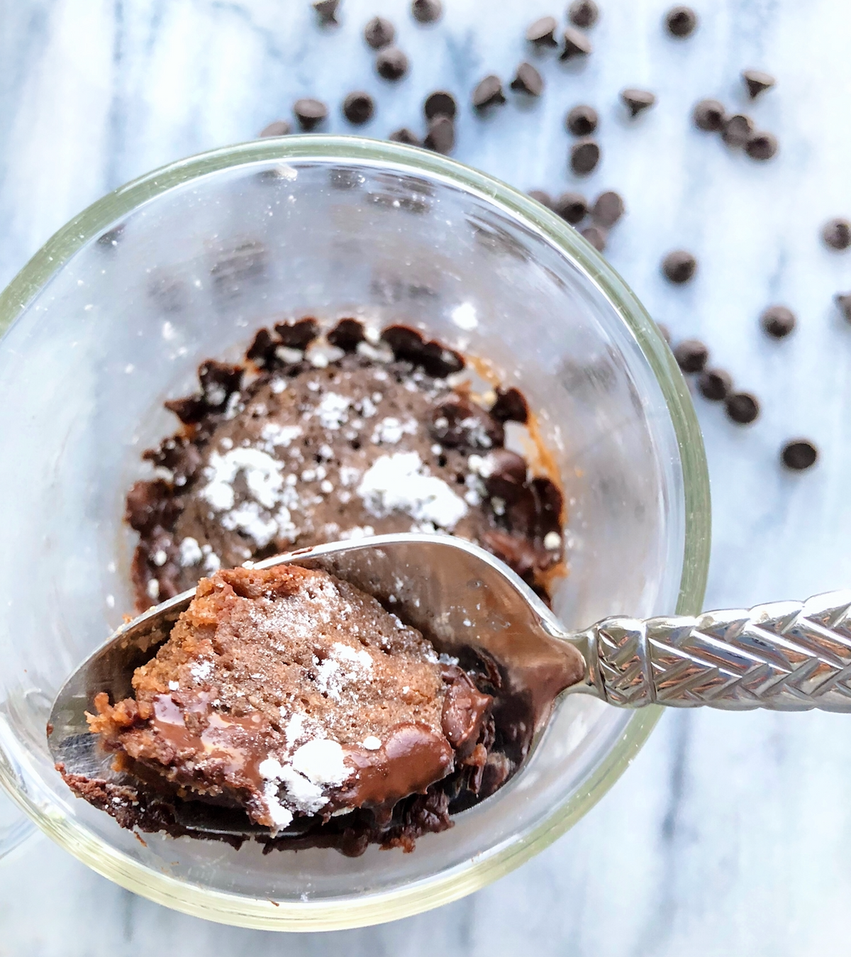 2 Minute Microwave Vanilla Cake Recipe - Yummy Tummy