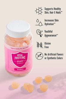 Hair, Skin and Nail Gummies | Vital Proteins Beauty Gummies Biotin gummies